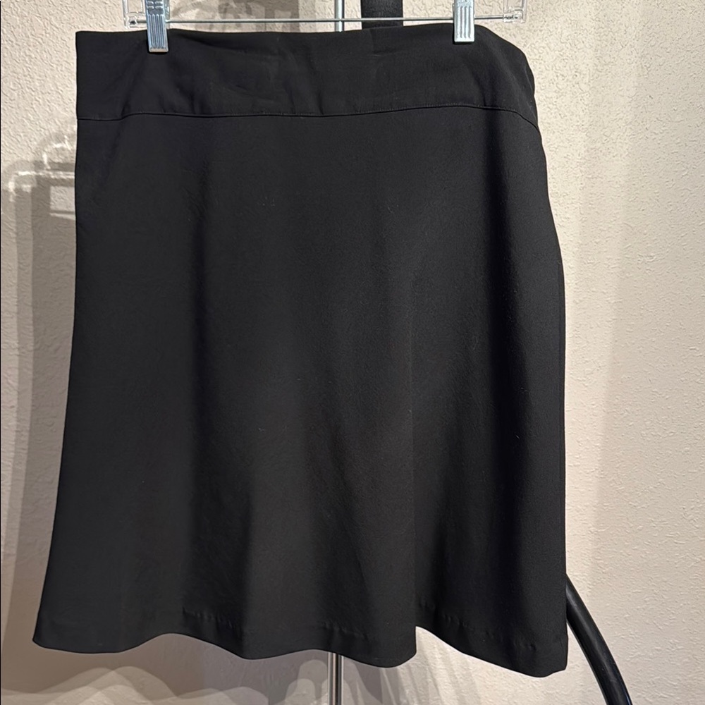Express Black A-Line Knee-Length Skirt for Work